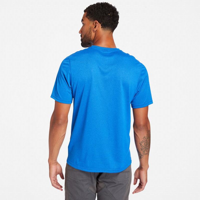 Timberland PRO Wicking Good Short-Sleeve Majice Plave | 76964730