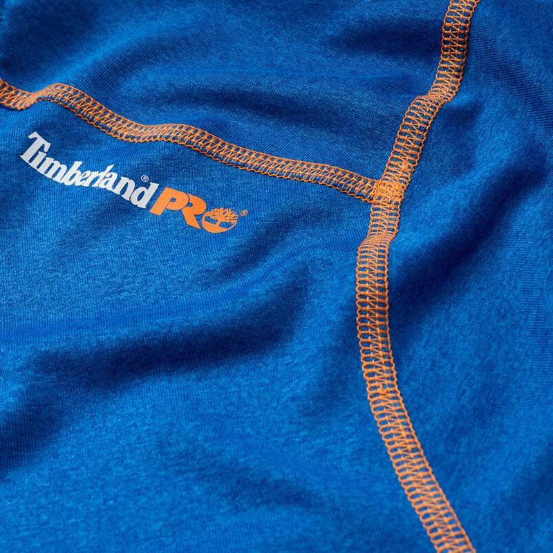 Timberland PRO Wicking Good Short-Sleeve Majice Plave | 76964730