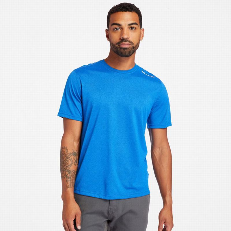 Timberland PRO Wicking Good Short-Sleeve Majice Plave | 76964730
