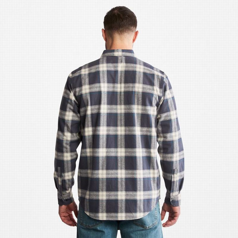 Timberland PRO Woodfort Heavyweight Flannel Work Košulje Tamnoplave | 28138557