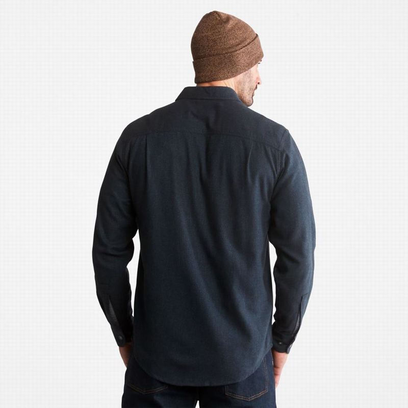 Timberland PRO Woodfort Midweight Flannel Work Košulje Plave | 35983814