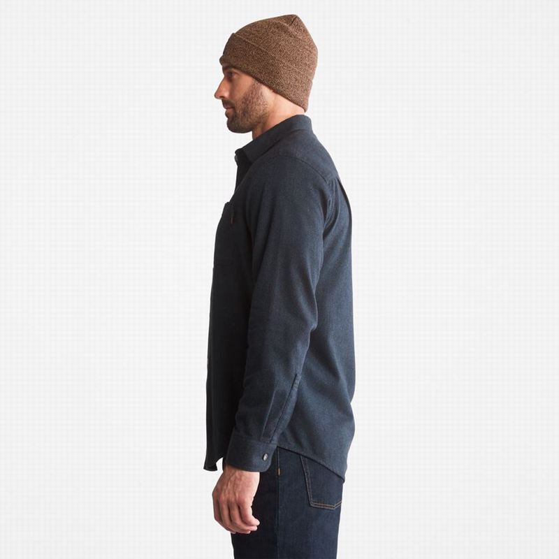 Timberland PRO Woodfort Midweight Flannel Work Košulje Plave | 35983814