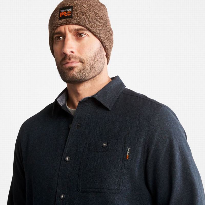 Timberland PRO Woodfort Midweight Flannel Work Košulje Plave | 35983814
