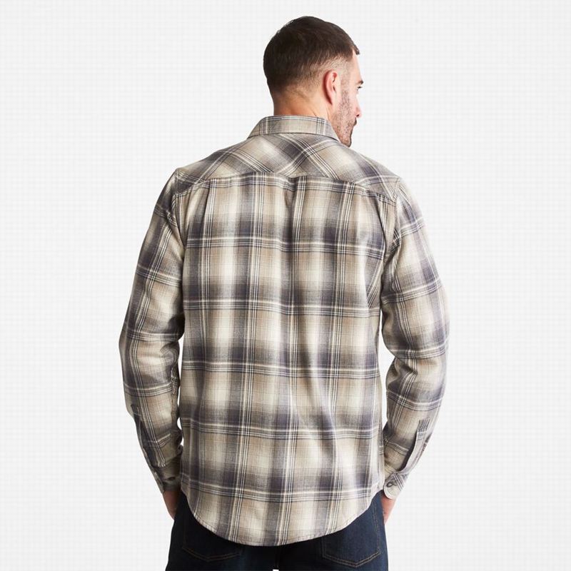 Timberland PRO Woodfort Midweight Flannel Work Košulje Sive | 4065608