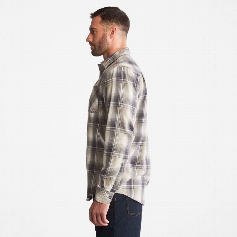 Timberland PRO Woodfort Midweight Flannel Work Košulje Sive | 4065608