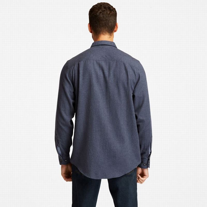 Timberland PRO Woodfort Midweight Flannel Work Košulje Tamnoplave | 70926354
