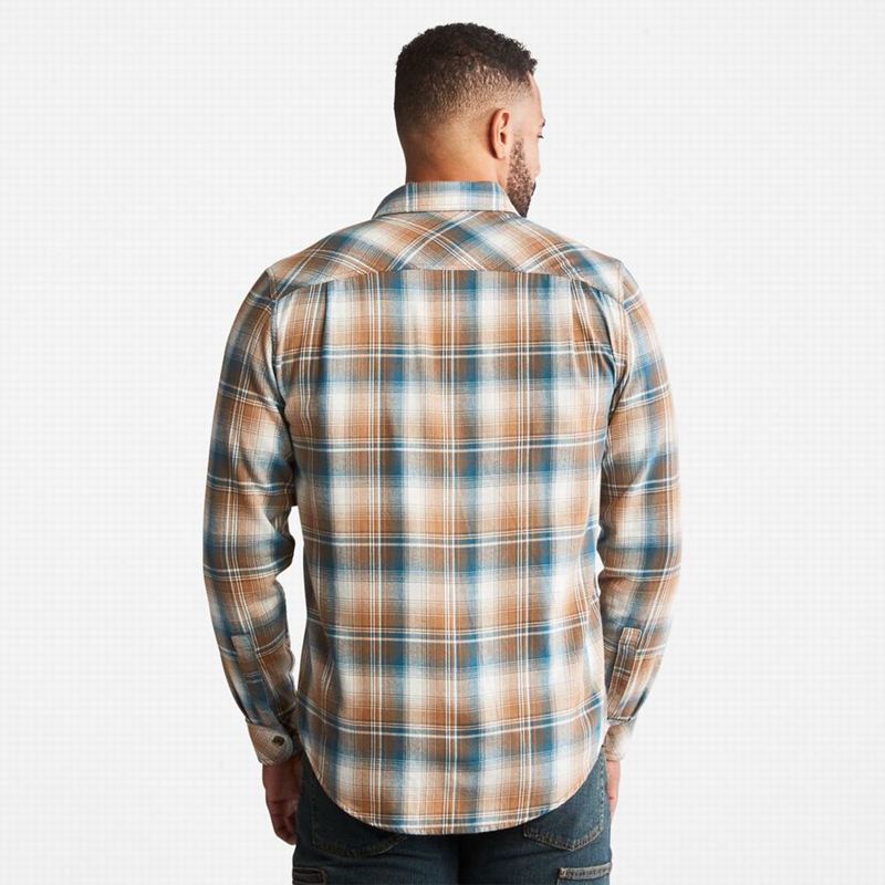 Timberland PRO Woodfort Midweight Flannel Work Košulje Smeđe | 99456670