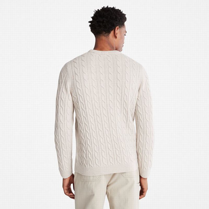 Timberland Phillips Brook Cable Crewneck Skakači Bež | 50259338