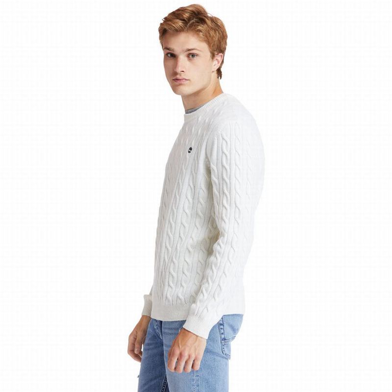 Timberland Phillips Brook Cable-knit Džemperi Bež | 27876327