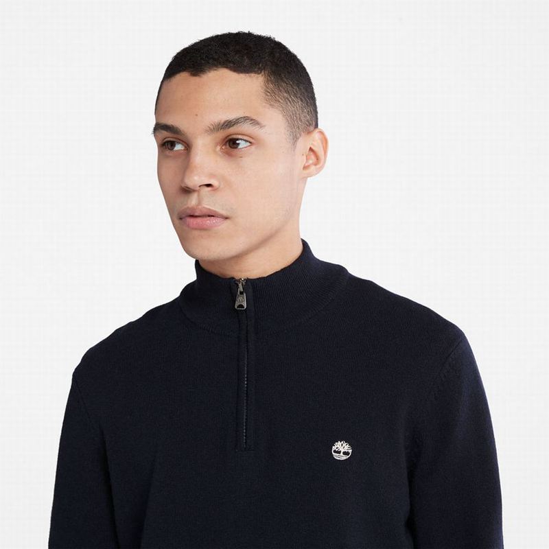 Timberland Phillips Brook Lambswool Džemperi Tamnoplave | 69727572