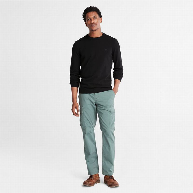 Timberland Phillips Brook Vuna-Blend Crewneck Džemperi Crne | 61818900
