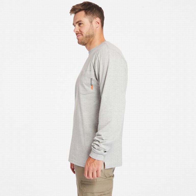 Timberland Photographic Print LS Dugi Rukav Sive | 2735811