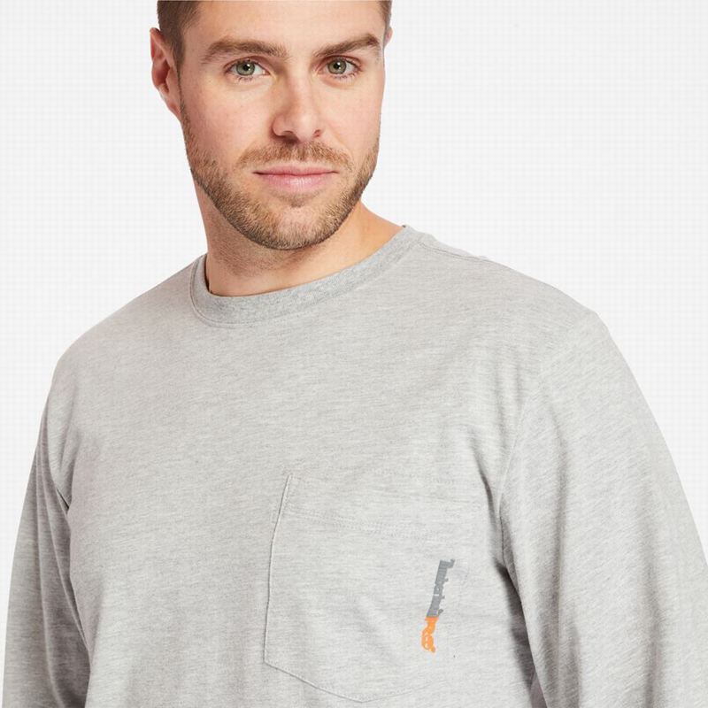 Timberland Photographic Print LS Dugi Rukav Sive | 2735811