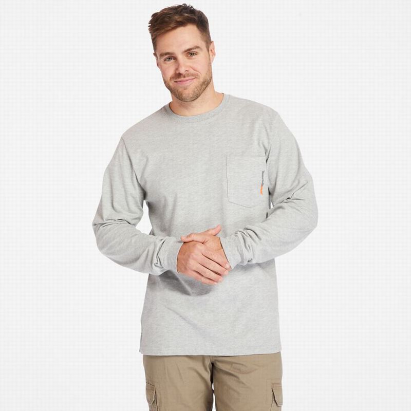 Timberland Photographic Print LS Dugi Rukav Sive | 2735811