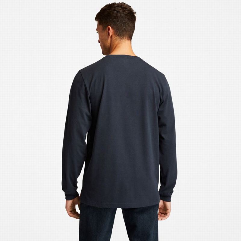 Timberland Photographic Print LS Dugi Rukav Tamnoplave | 31193560