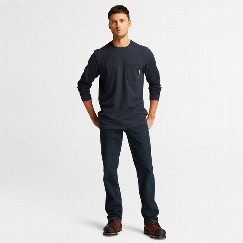 Timberland Photographic Print LS Dugi Rukav Tamnoplave | 31193560