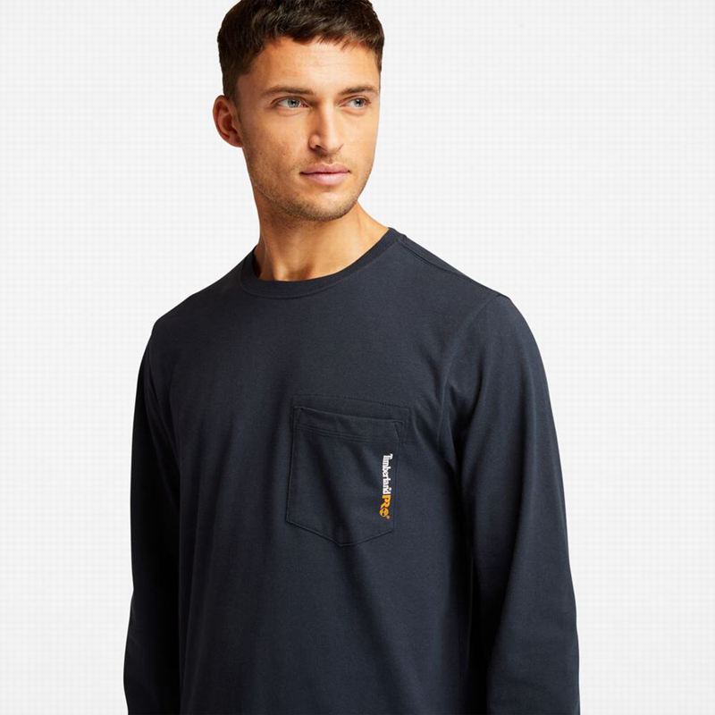 Timberland Photographic Print LS Dugi Rukav Tamnoplave | 31193560