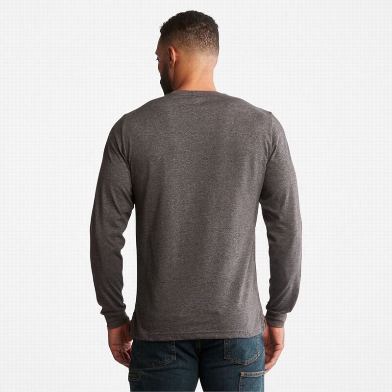 Timberland Photographic Print LS Dugi Rukav Sive | 55902989