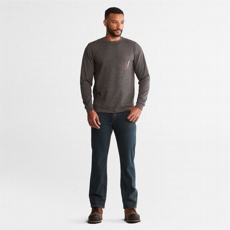Timberland Photographic Print LS Dugi Rukav Sive | 55902989