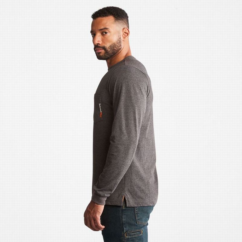 Timberland Photographic Print LS Dugi Rukav Sive | 55902989