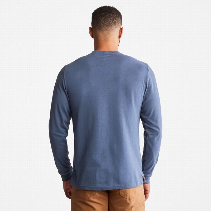 Timberland Photographic Slub Dugi Rukav Indigo | 71352558