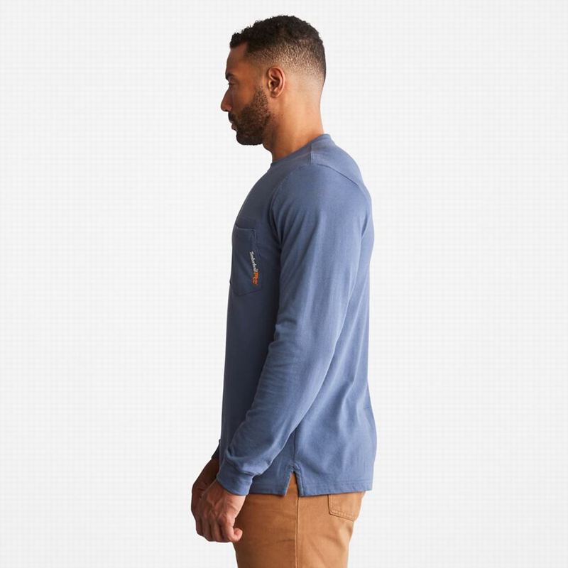 Timberland Photographic Slub Dugi Rukav Indigo | 71352558