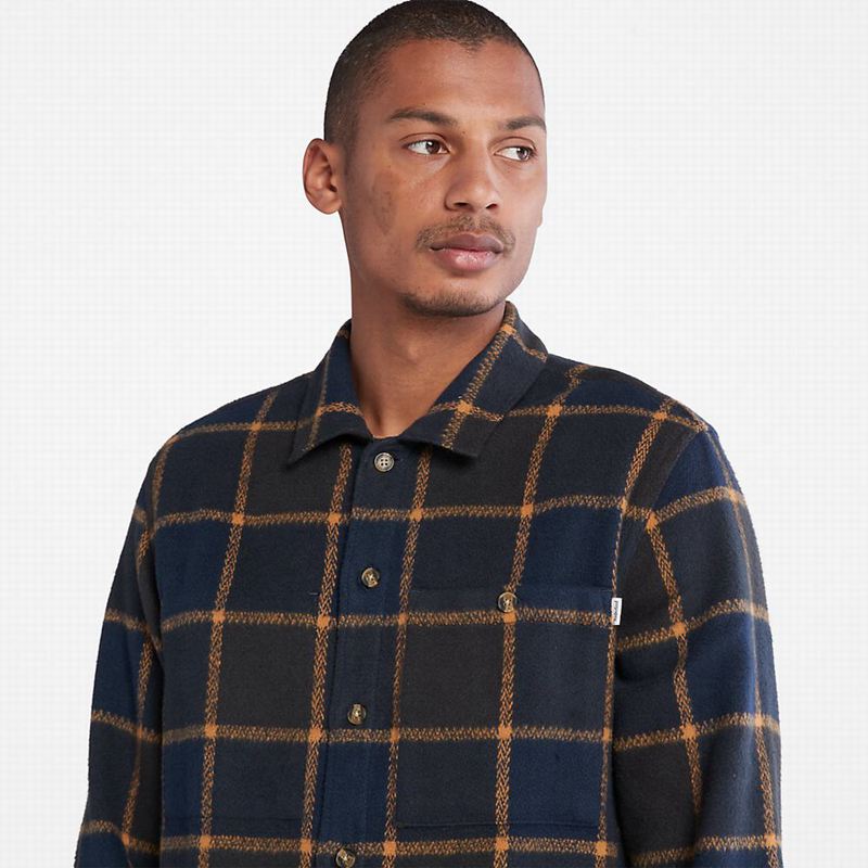 Timberland Plaid Overshirt Košulje Crne | 48732923