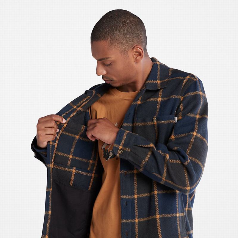 Timberland Plaid Overshirt Košulje Crne | 48732923