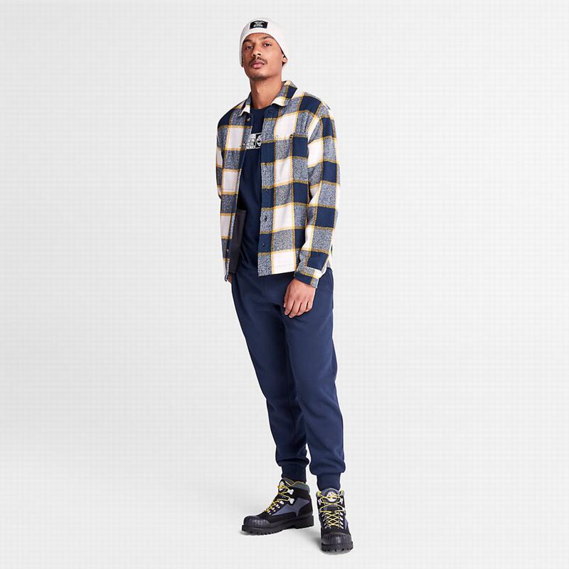 Timberland Plaid Overshirt Košulje Tamnoplave | 66600237