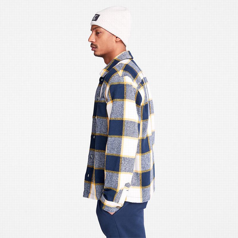 Timberland Plaid Overshirt Košulje Tamnoplave | 66600237