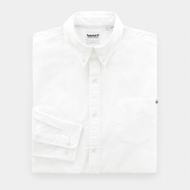 Timberland Pleasant River Oxford Košulje Bijele | 28298713
