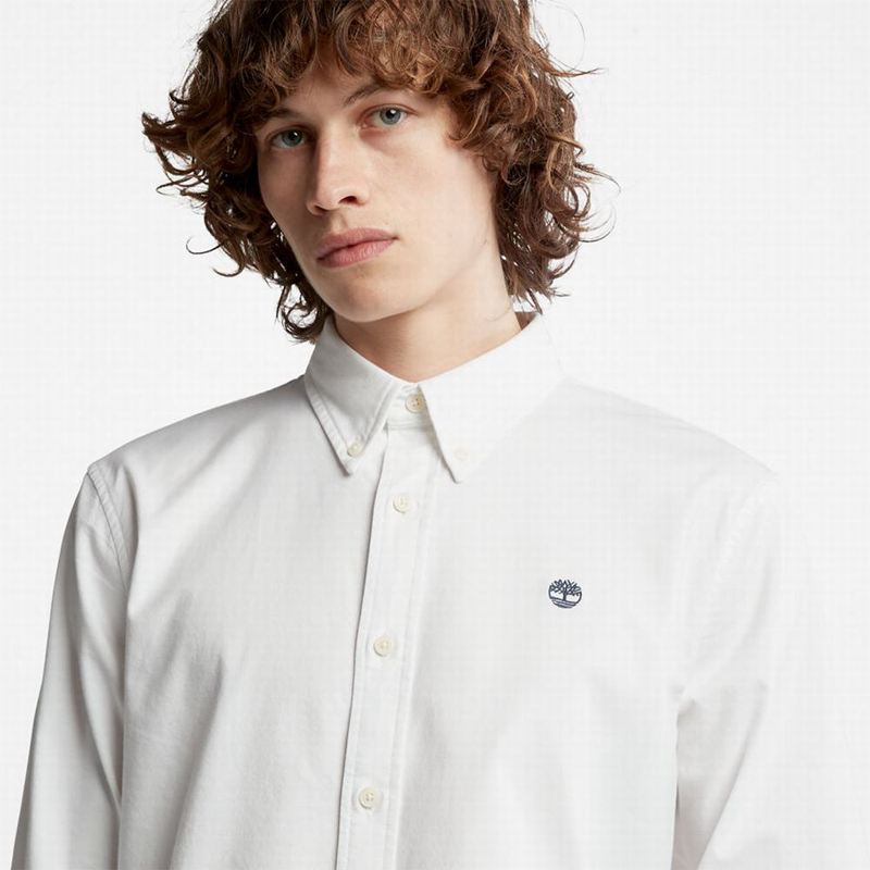 Timberland Pleasant River Slim Oxford Košulje Bijele | 20301430
