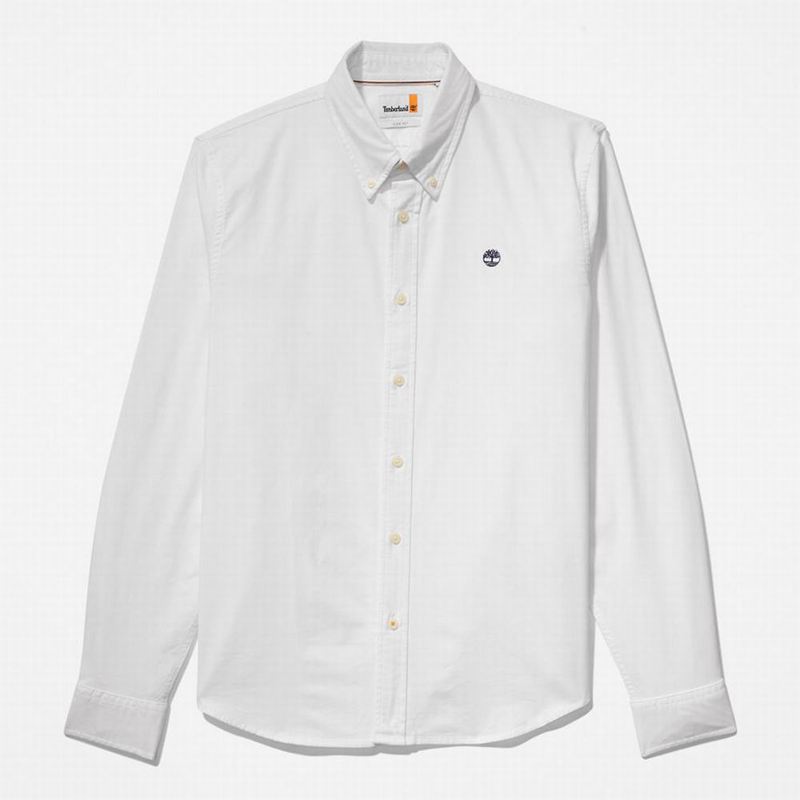 Timberland Pleasant River Slim Oxford Košulje Bijele | 20301430
