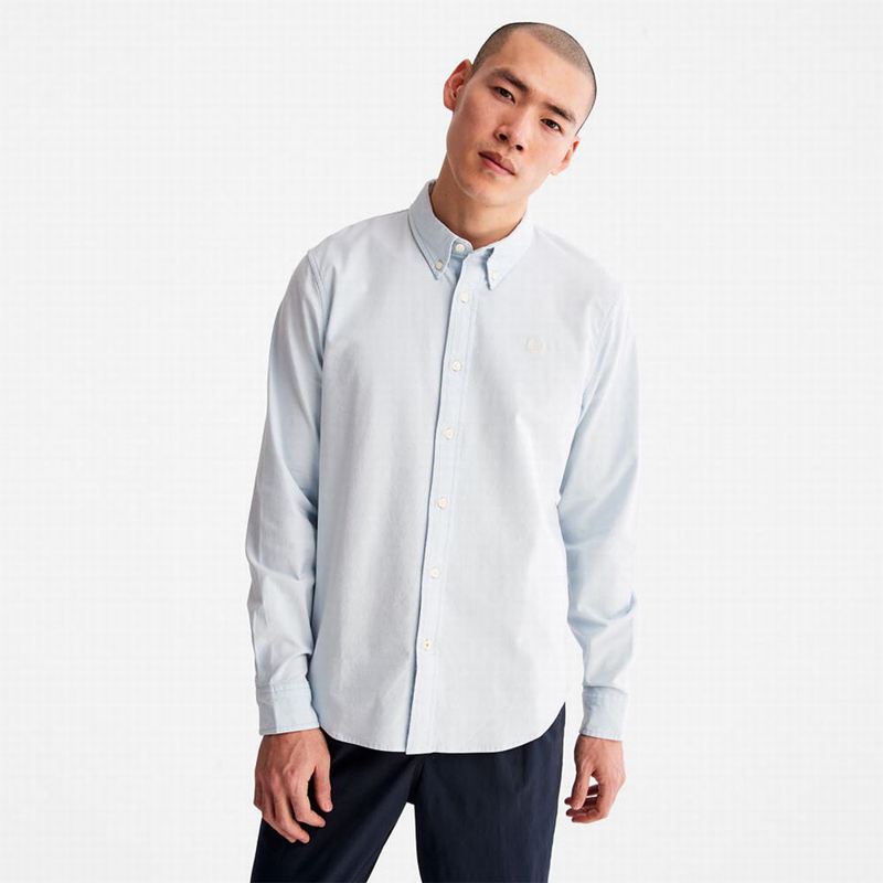 Timberland Pleasant River Slim Oxford Košulje Plave | 27730057
