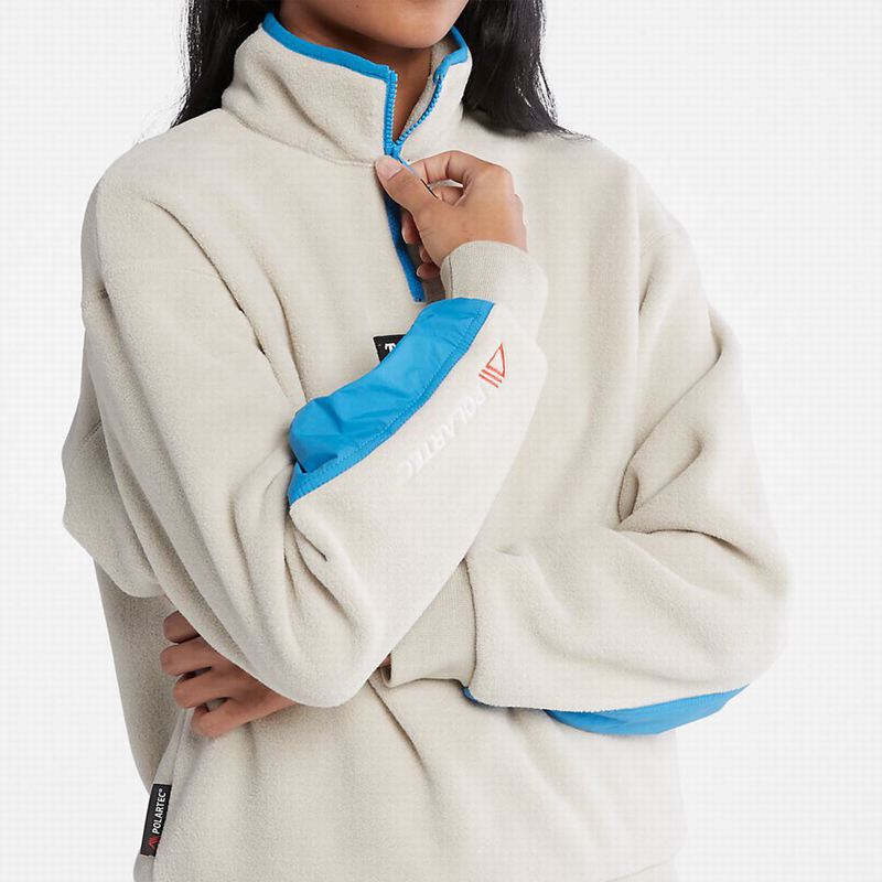 Timberland Polartec Funnel-neck Flis Jakne Bež | 68425987
