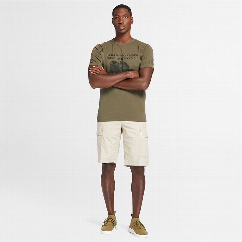 Timberland Poplin Cargo Kratke Hlače Bež | 11184157