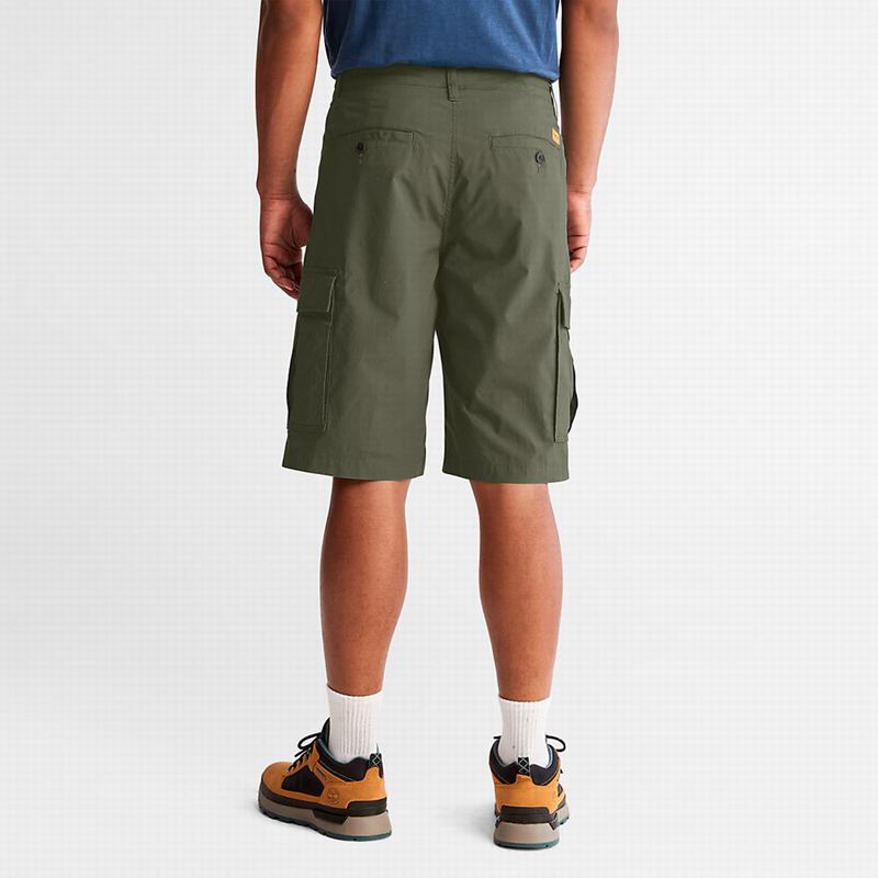 Timberland Poplin Cargo Kratke Hlače Maslinasto Zelene | 55124522