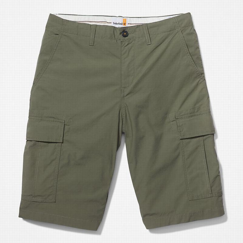 Timberland Poplin Cargo Kratke Hlače Maslinasto Zelene | 55124522