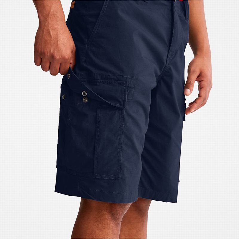 Timberland Poplin Cargo Kratke Hlače Tamnoplave | 31033