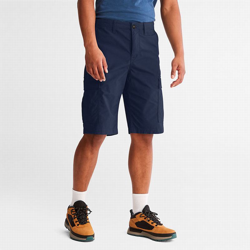 Timberland Poplin Cargo Kratke Hlače Tamnoplave | 31033