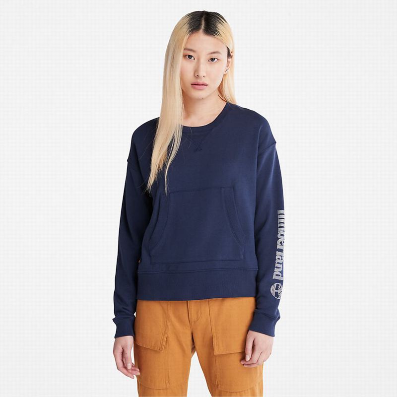 Timberland Pouch-Pocket Dukserice Tamnoplave | 16179590
