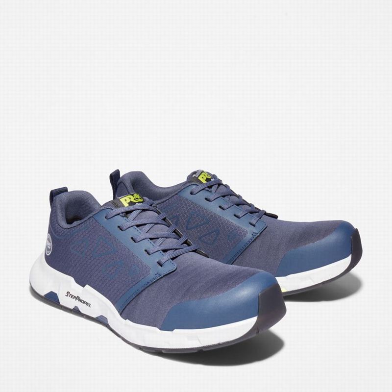 Timberland Powertrain Sprint Alloy Toe Radne Cipele Plave | 18023768