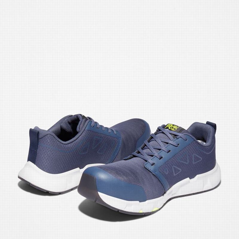 Timberland Powertrain Sprint Alloy Toe Radne Cipele Plave | 18023768