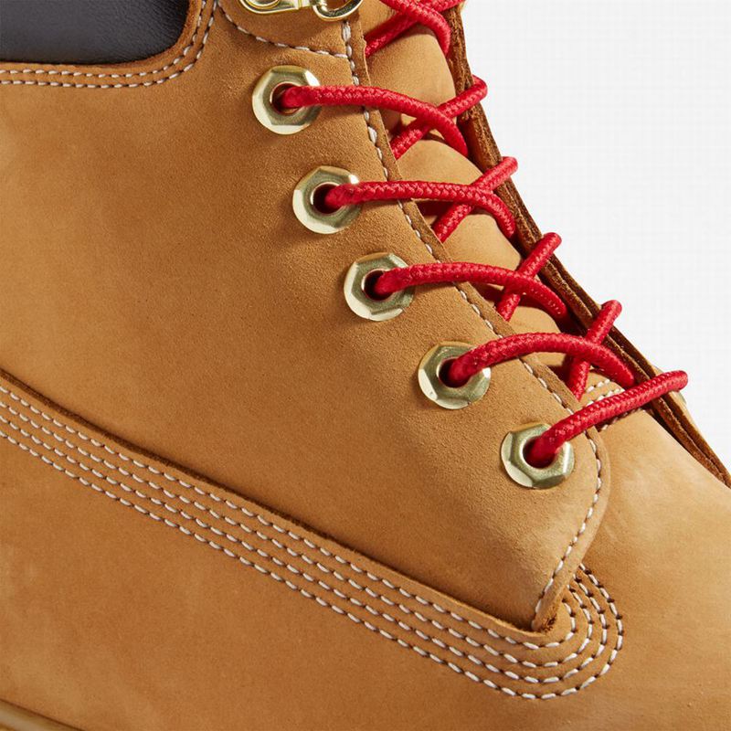 Timberland Premium 6 Inch Lux Koža Čizme Žute | 13812275