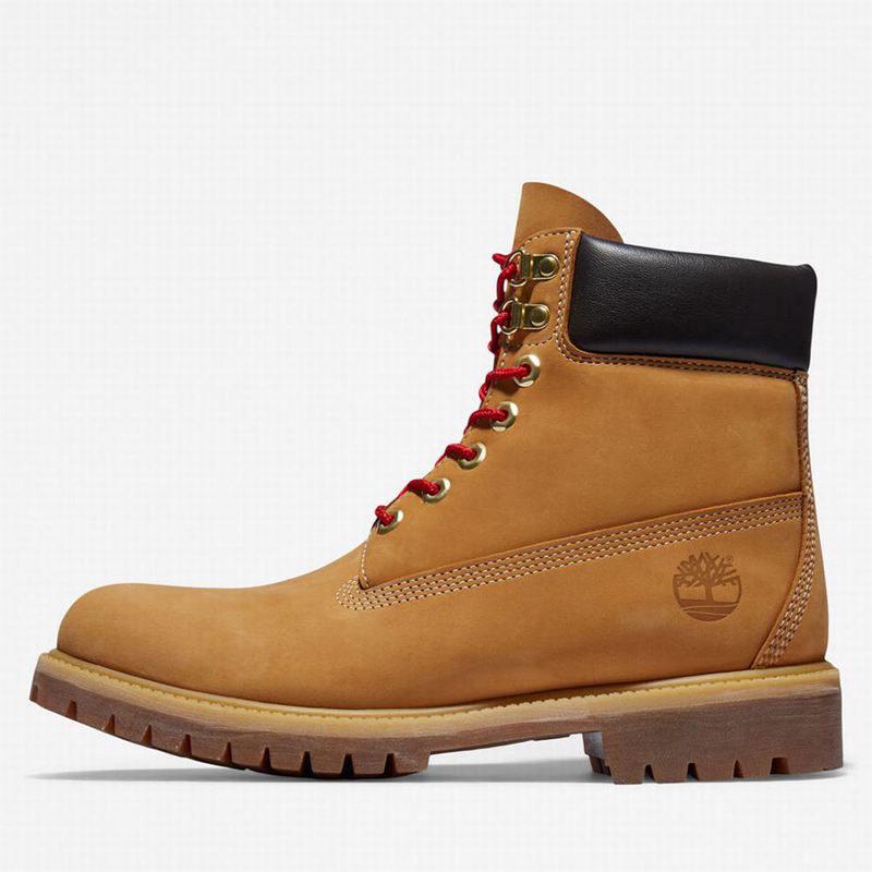 Timberland Premium 6 Inch Lux Koža Čizme Žute | 13812275