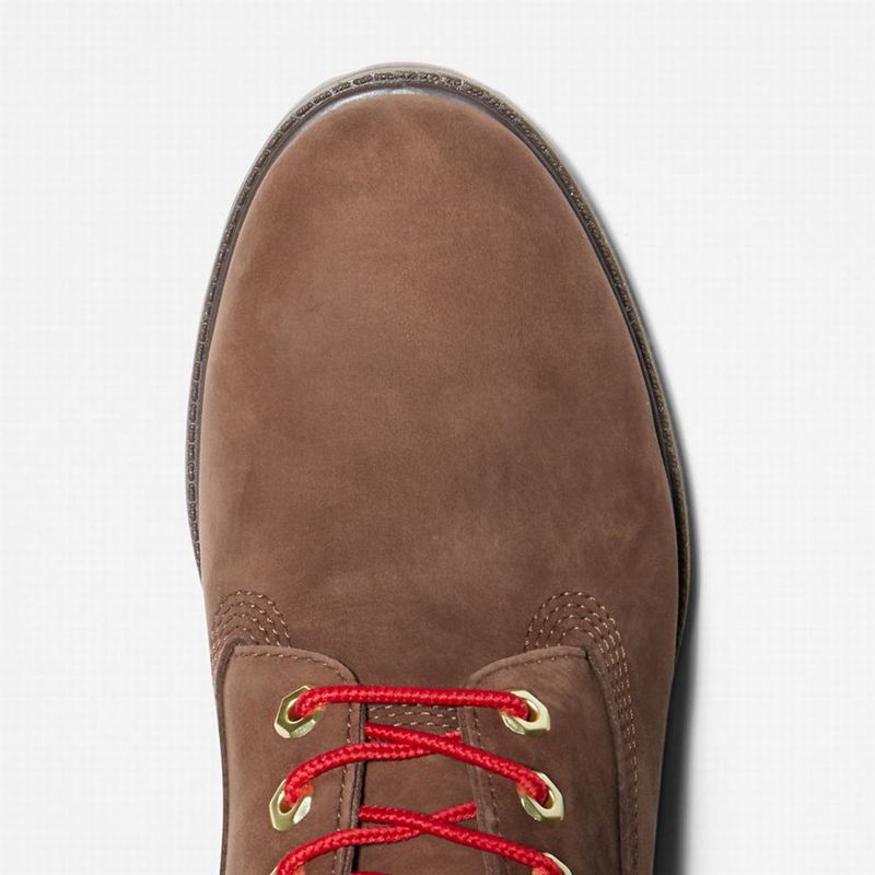 Timberland Premium 6 Inch Lux Koža Čizme Smeđe | 52827695