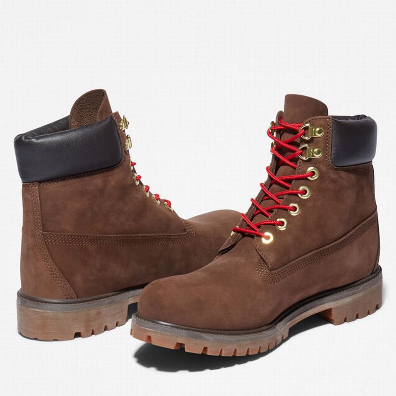 Timberland Premium 6 Inch Lux Koža Čizme Smeđe | 52827695