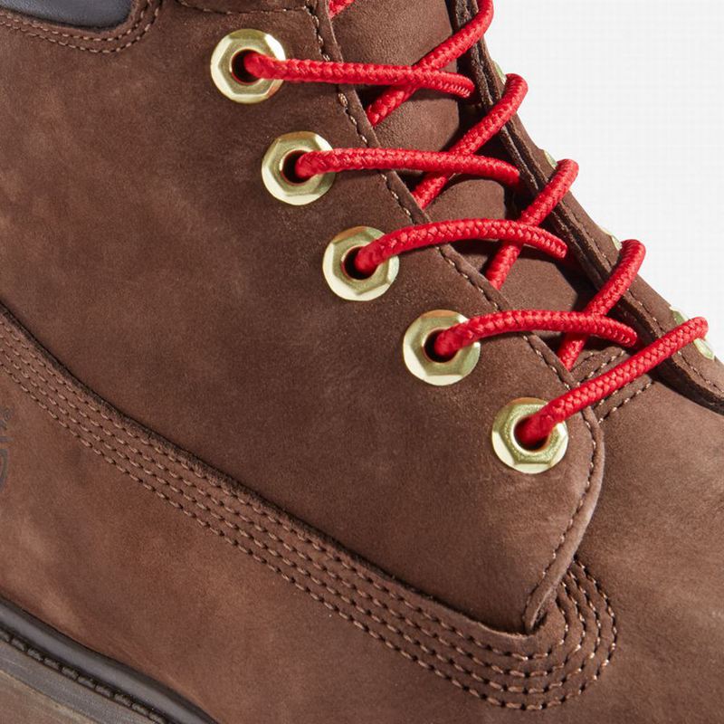 Timberland Premium 6 Inch Lux Koža Čizme Smeđe | 52827695