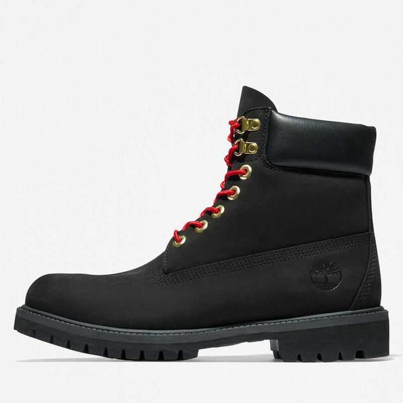 Timberland Premium 6 Inch Lux Koža Čizme Crne | 72459992