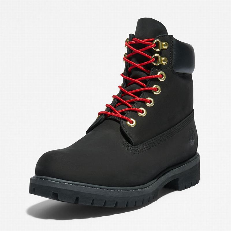 Timberland Premium 6 Inch Lux Koža Čizme Crne | 72459992